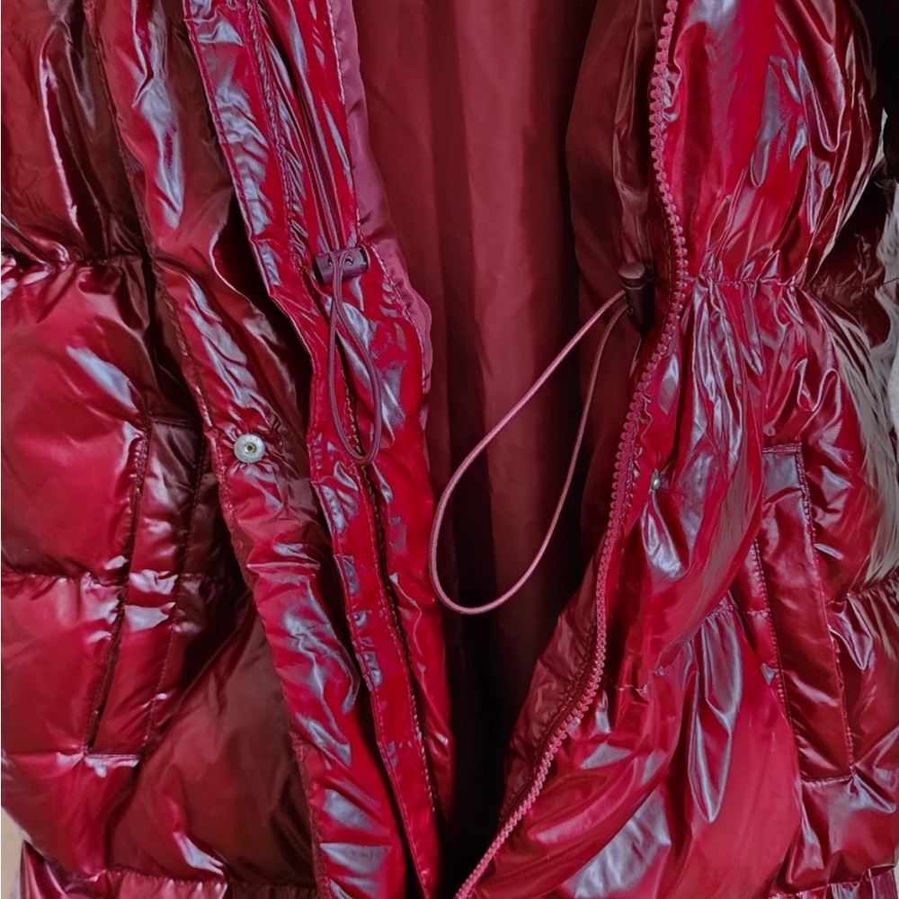 a new day Women's Burgundy Puffer Coat - Picture 6 of 10